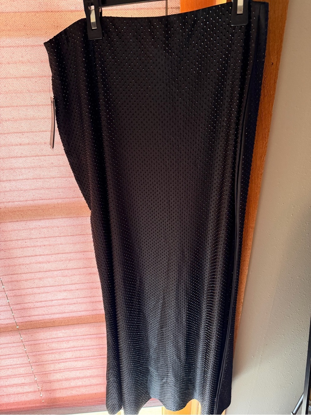 AFRM Black Rhinestone Maxi Skirt - Picture 2 of 4